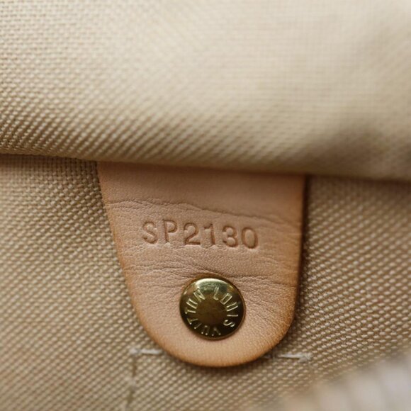 Louis Vuitton Speedy 30 Damier Azur Satchel Bag White - Picture 14 of 14